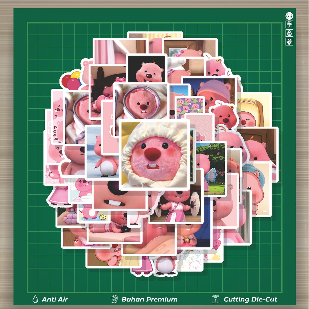 

HOT 50 PCS STIKER Stiker Loopy Pororo Stiker Fashion Cars Decal Dingin Kartu Album Custom Vinyl Anti Air- Sticker Aesthetic Buku Journal Koper Casing HP Tablet Laptop Helm Motor Botol Minum