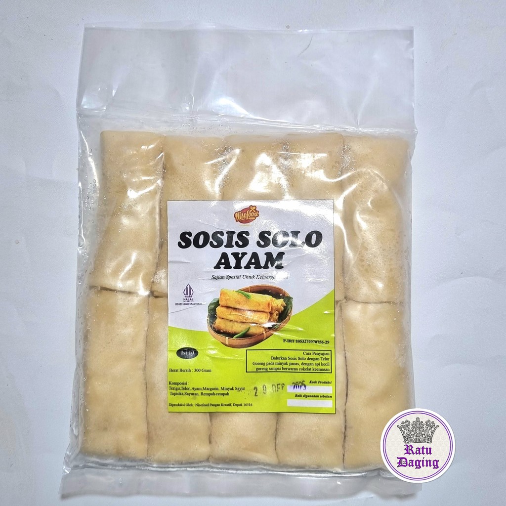 

NisoFood Sosis Solo Ayam Frozen isi 10