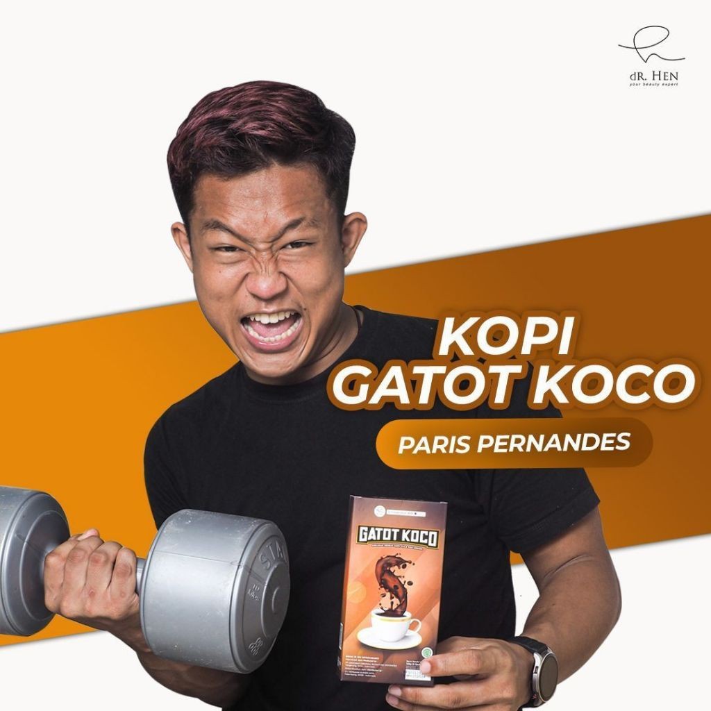 

KOPI GATOT KOCO ORIGINAL 4 BOX @ 5 SACHET - KOPI HERBAL HALAL BPOM DR HEN PRIVASI TERJAMIN