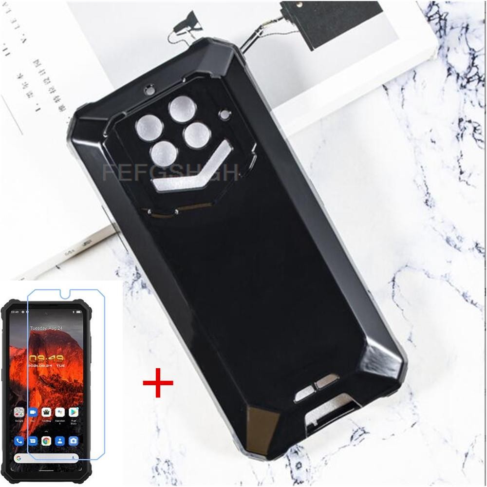 Anti-knock Soft TPU Phone Case For Oukitel WP15 S 5G WP15S 6.52" Silicone Cover Bumper Tempered Glas