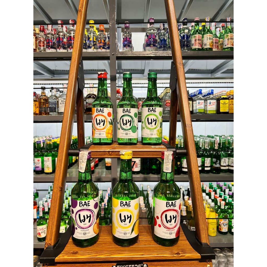 

1 PAKET 4 BOTOL SOJU BAE BEBAS MIX RASA 360 ML ( TERSEDIA 6 RASA , BACA CAPTION)