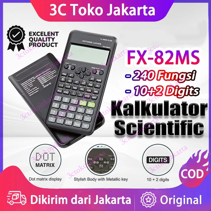 

CSAOI FX-991ES Plus2 - Kalkulator Sekolah/Kuliah - Scientific/Saintifik - 417 fungsi