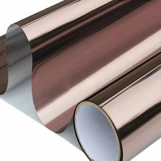 STICKER KACA STIKER KACA FILM ONE WAY SILVER BROWN CERMIN COKLAT