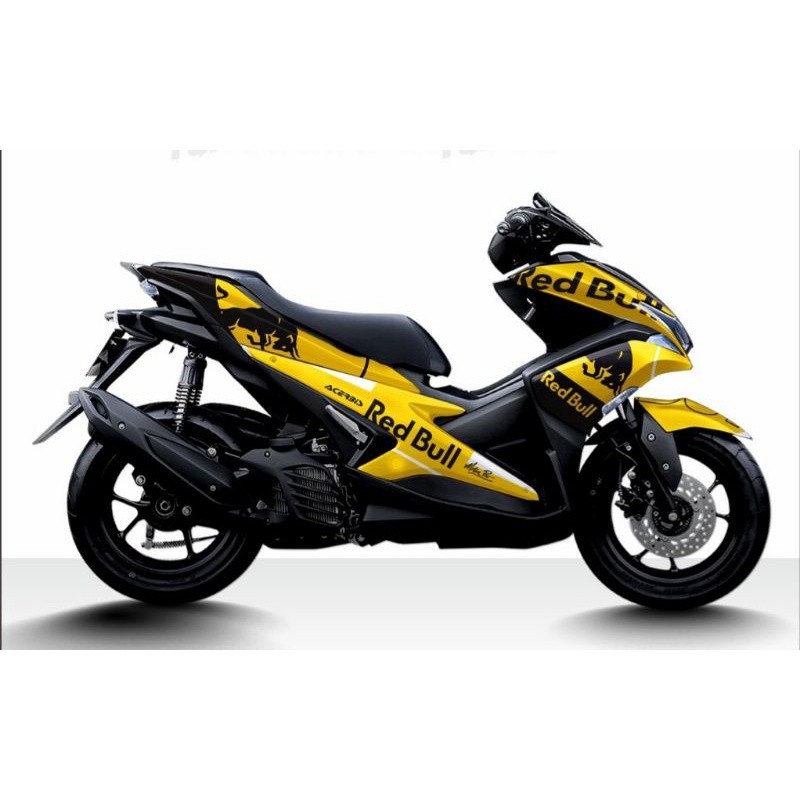 Decal aerox 155 full body laminasi glossy dn doff Striping motor aerox 155 Stiker variasi motor