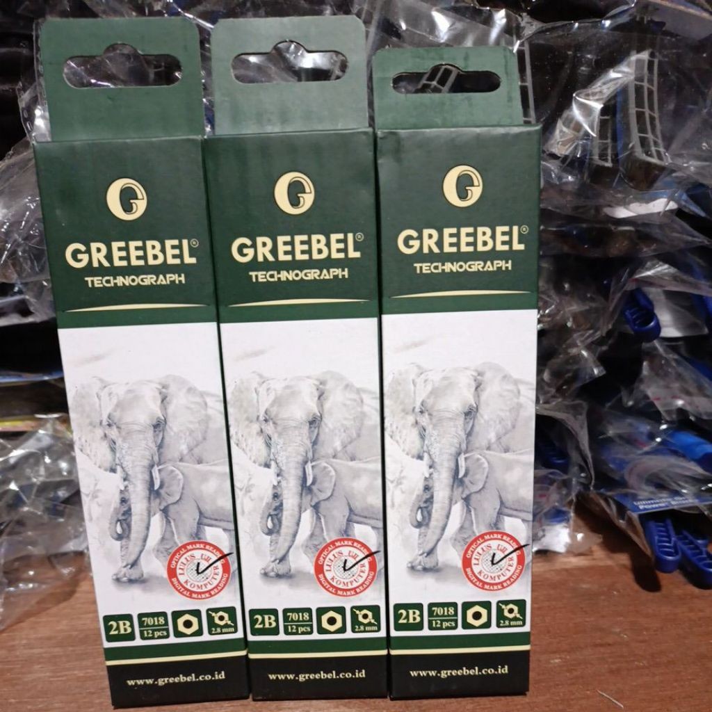 

PENSiL ujian greebel 2b 12 pcs