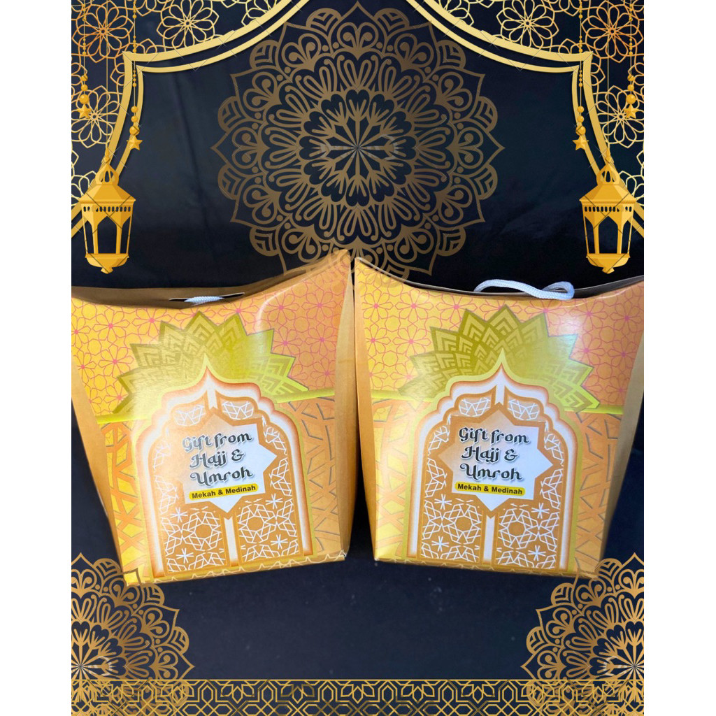 

MER.SHOP Dus tali kemasan oleh oleh haji dan umroh isi 100 pcs