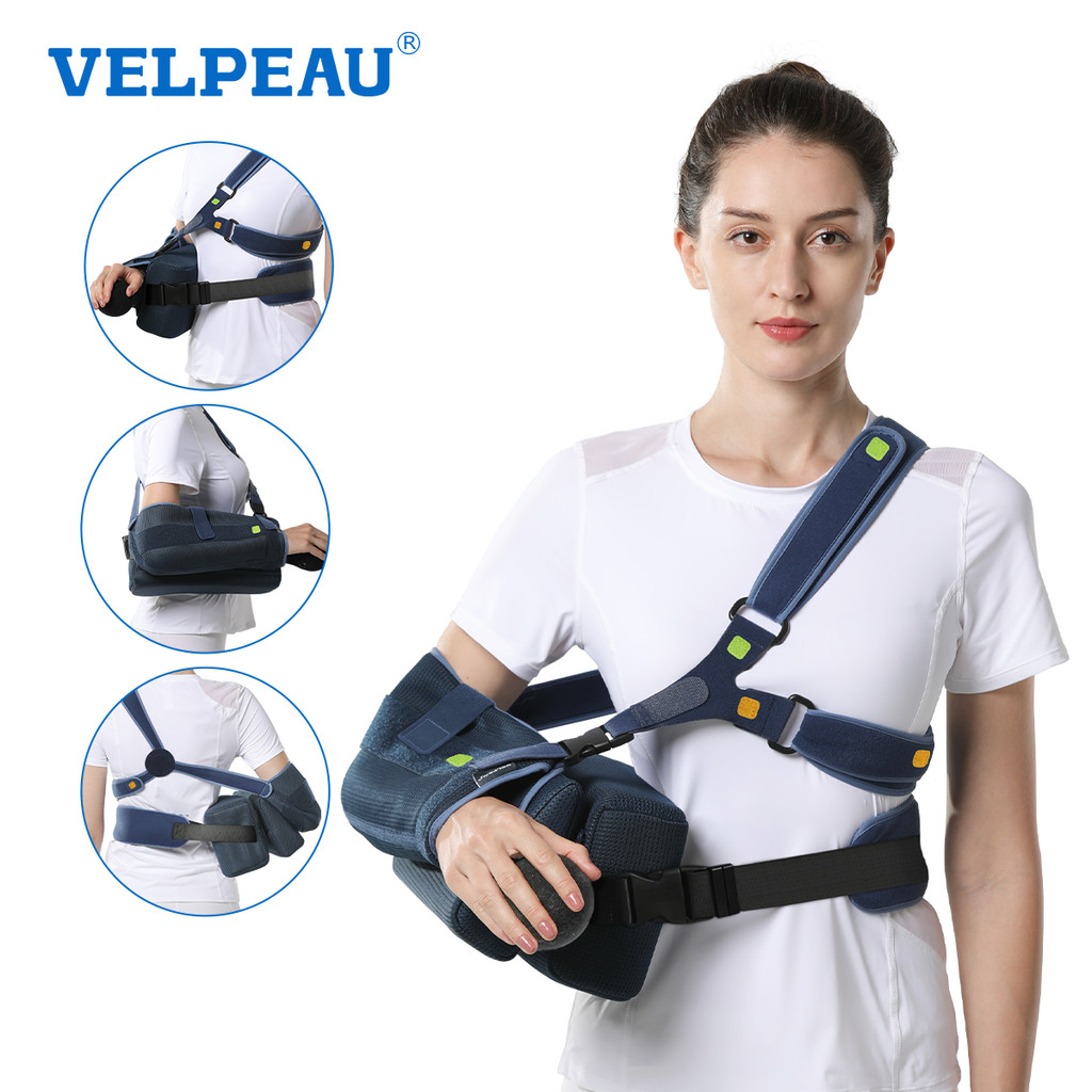 VELPEAU Shoulder Abduction Sling with Removable Pillow for Arm Injury, Dislocation, Fracture, Should