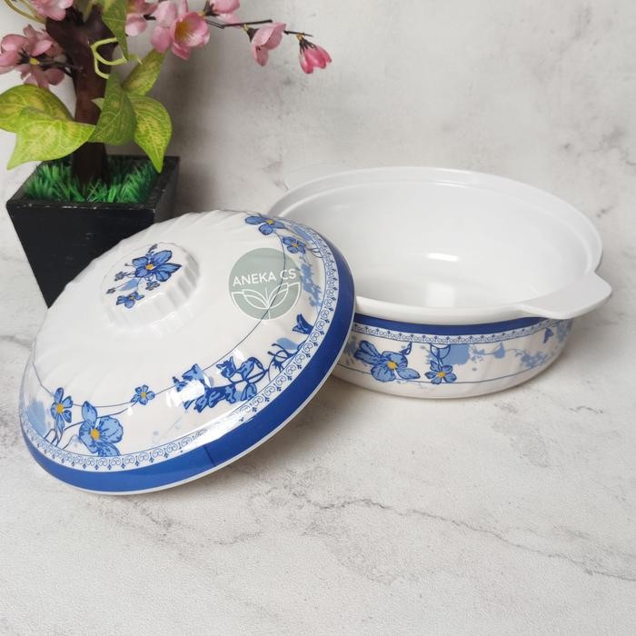 Mangkok Tutup Melamin 9 inch - Mangkok Sayur - Mangkok Besar Saji A778