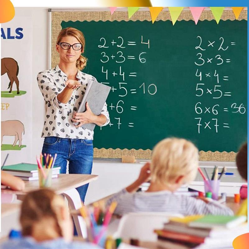 

B48A 2X Border Sticker Bulletin Board Sticker, 20M For Bulletin Board Teachers/Students For Classroom/School Decoration