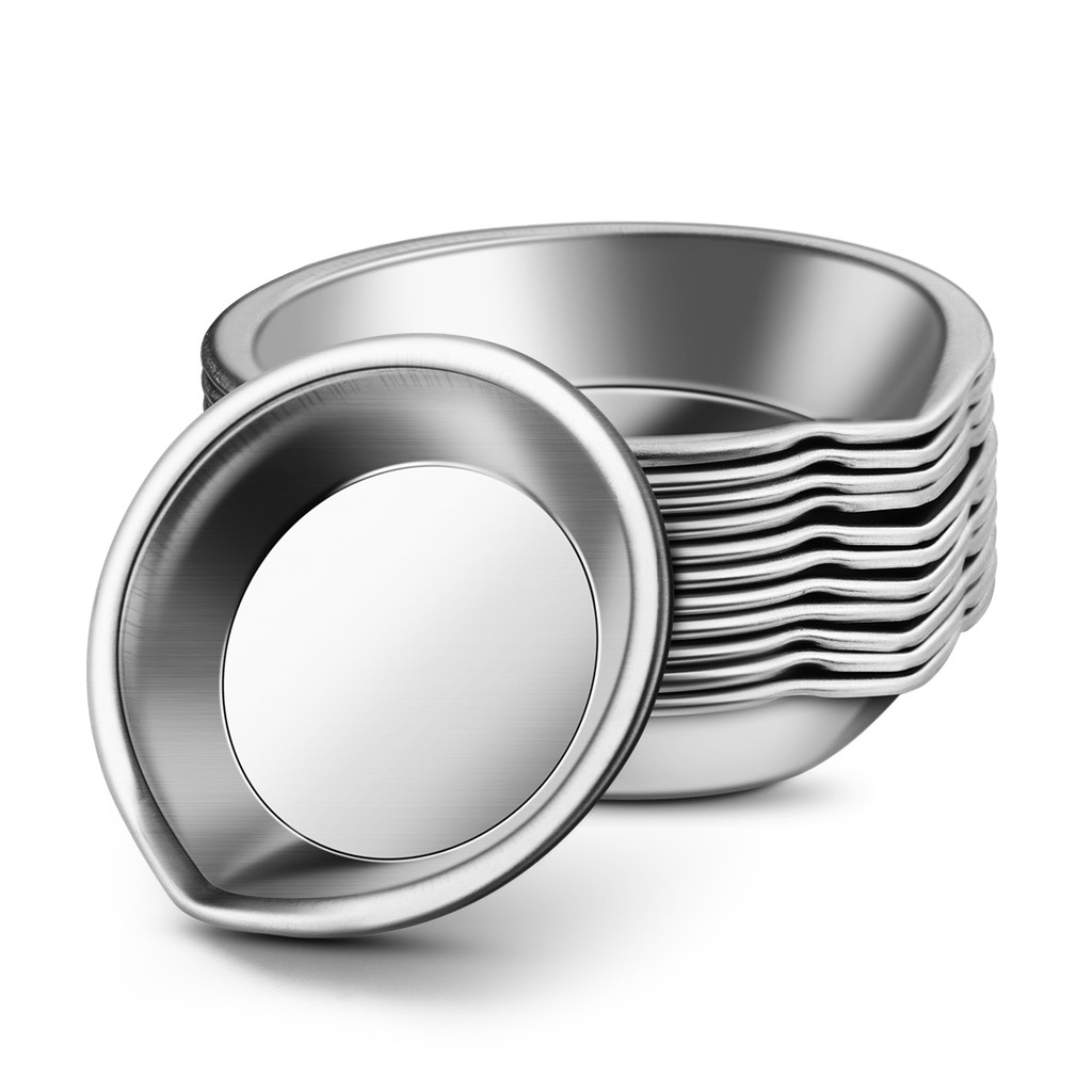 

12Pcs Stainless Steel Painting Color Holder Metal Palette Supplies Lightweight Easy Clean Durable Art Tool For Sketching