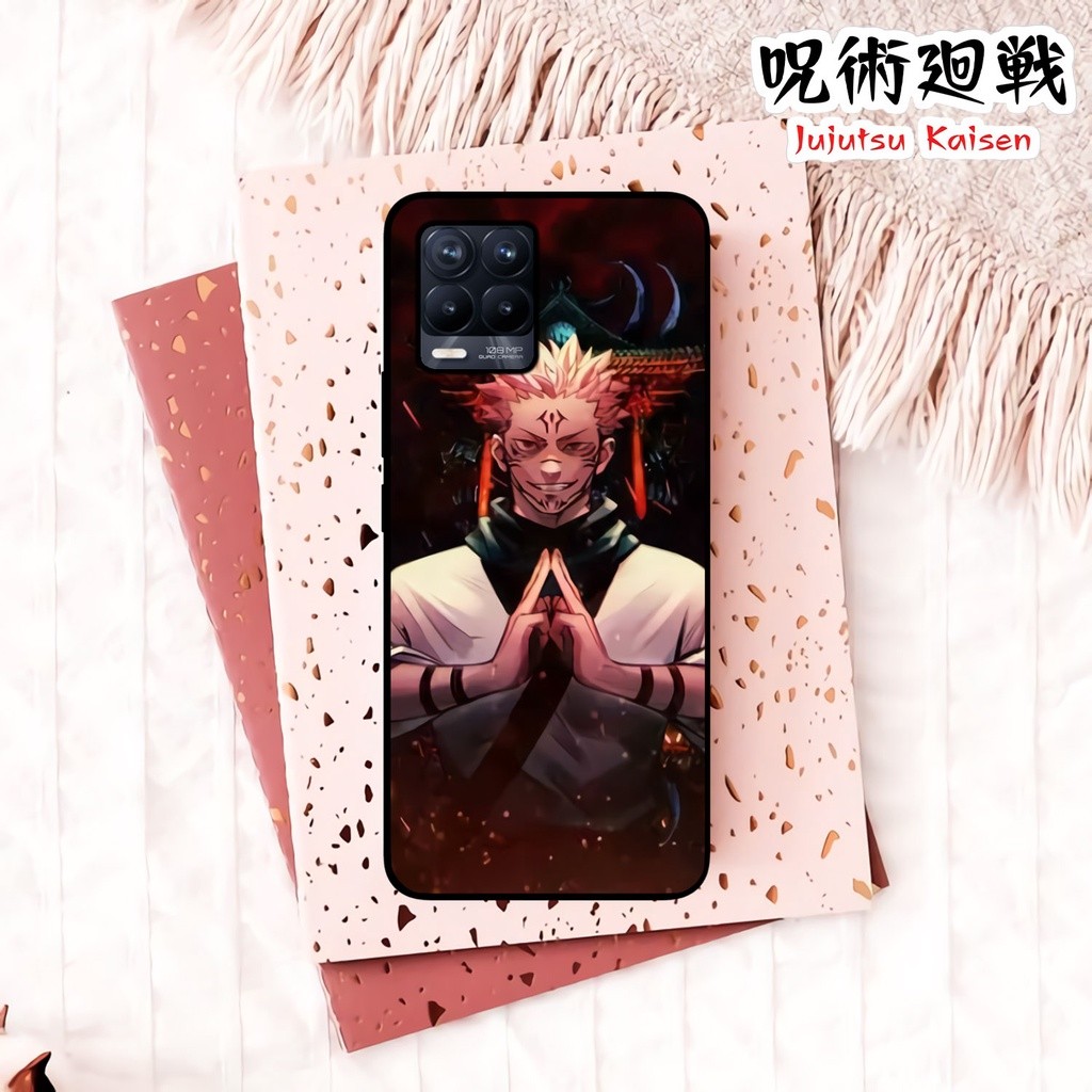 [RM120] Custom Case Glossy ALL TYPE REALME 8 - 8 PRO ANIME SUKUNA JUJUTSU KAISEN