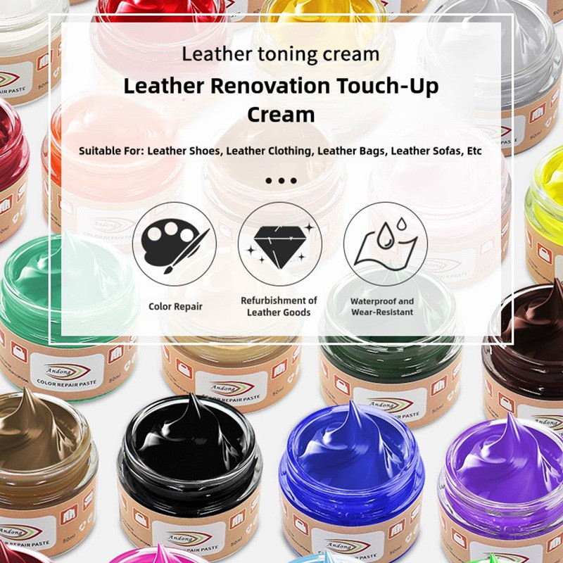 

Vegetable Tanned Leather Pigment 50g/Bottle Coloring DIY Leather Crafts Dye Graffiti Used For Vegetable Tanning Material