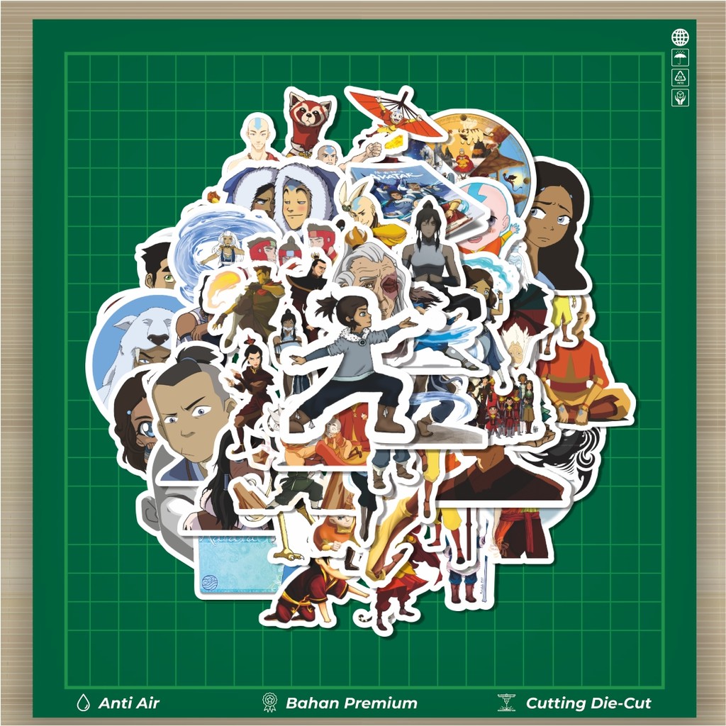 

HOT 50 PCS STIKER Stiker Nickelodeon Series Avatar Bender Character Mix 1 Stiker Fashion Cars Decal Dingin Kartu Album Custom Vinyl Anti Air- Sticker Aesthetic Buku Journal Koper Casing HP Tablet Laptop Helm Motor Botol Minum