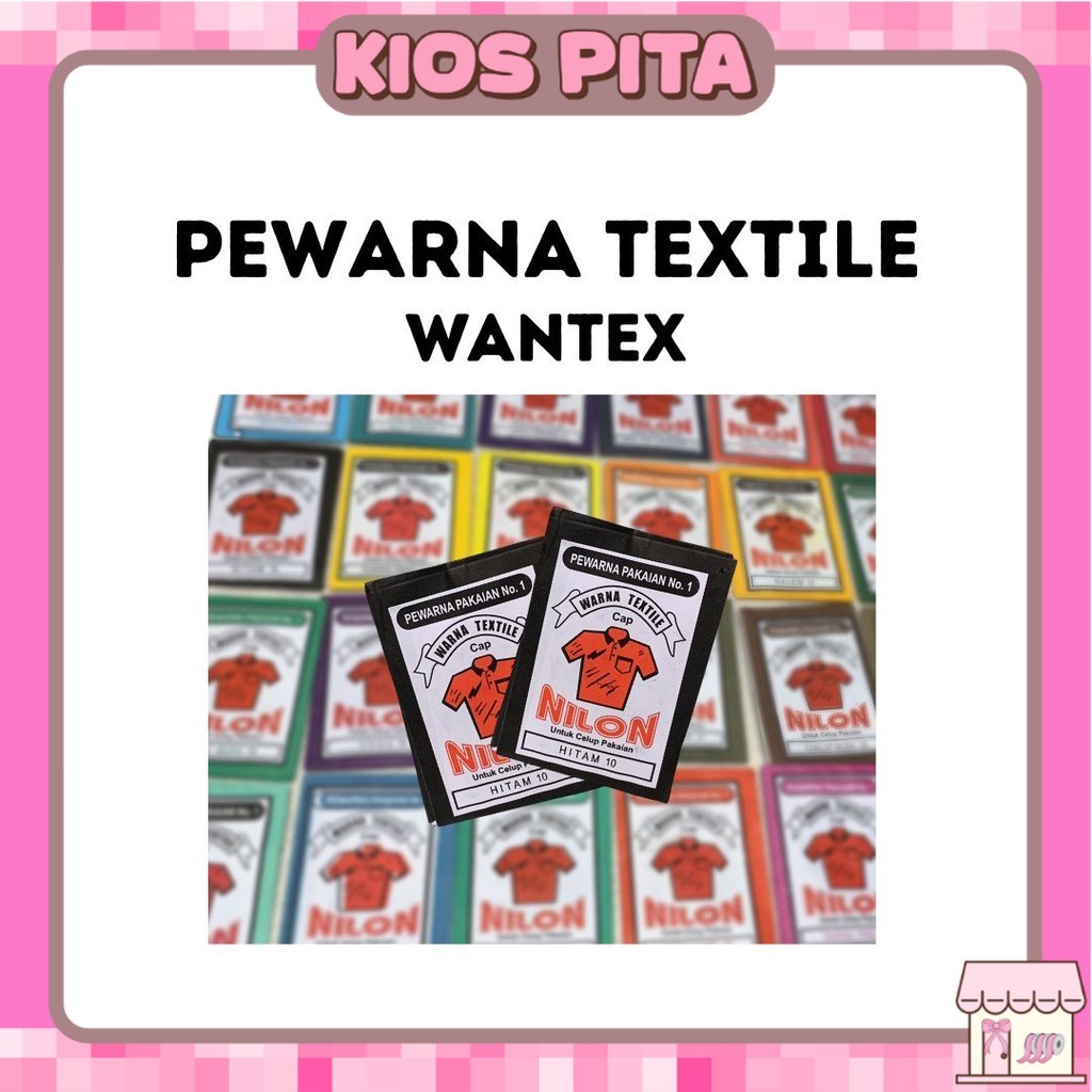 Wantex Cap NILON | Wantex Pewarna Pakaian | Wantex Pewarna Textile | Wantex Pewarna Kain | Pewarna B