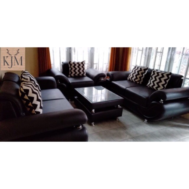 Sofa KJM 221 Wing Minimalis Kayu Mahoni Berkualitas