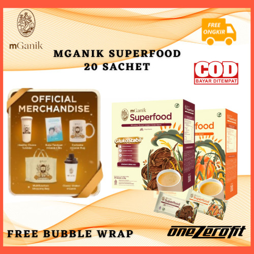 

Mganik Superfood 500 Gram 20 Sachet M ganik M-Ganik Minuman Sereal Multigrain Gula Darah Diabetes