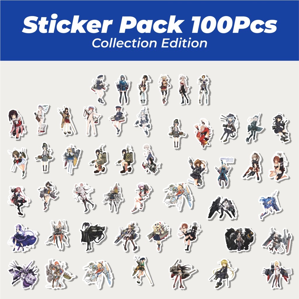 

Hot Stiker Anime Game Series Kantai Collection Character 2 Lucu Anti Air Stikers Berperekat Waterproof Sticker Decal Buat Motor Helm Buku Journal Koper Casing HP Laptop Botol Minum