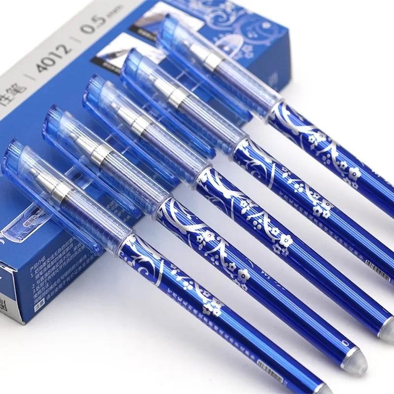 

Erasable Gel Pens Refills Set 0.5 Mm Fine Point Blue/black Kawaii Ballpoint Pen for Writing Stationery Office School Supplies