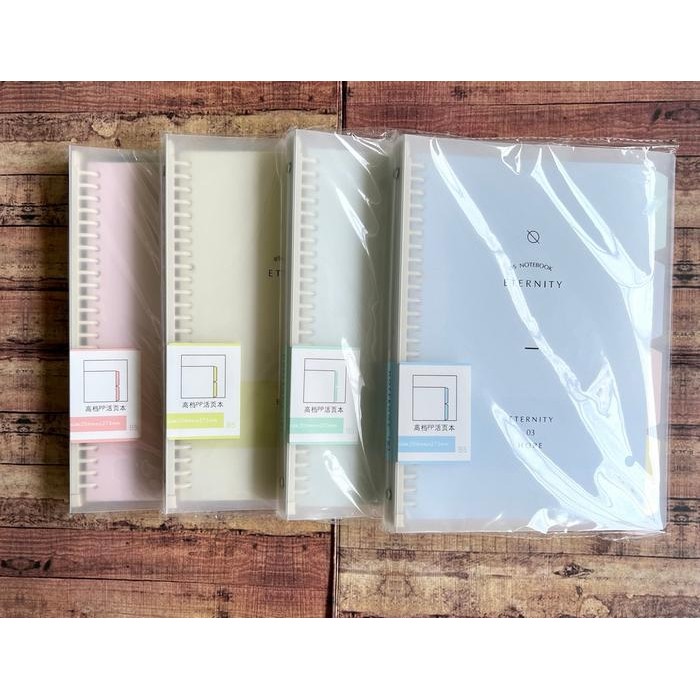 

Promo Map Binder Wengu Eternity B017 A5 B5 Tansparant Ring Plastik - Green, A5