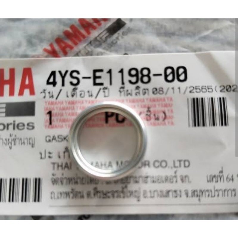 Yamaha Ring Oli Bawah 4YS-E1198-00 / 812-11198-00  Asli Yamaha  Original YGP  GPM