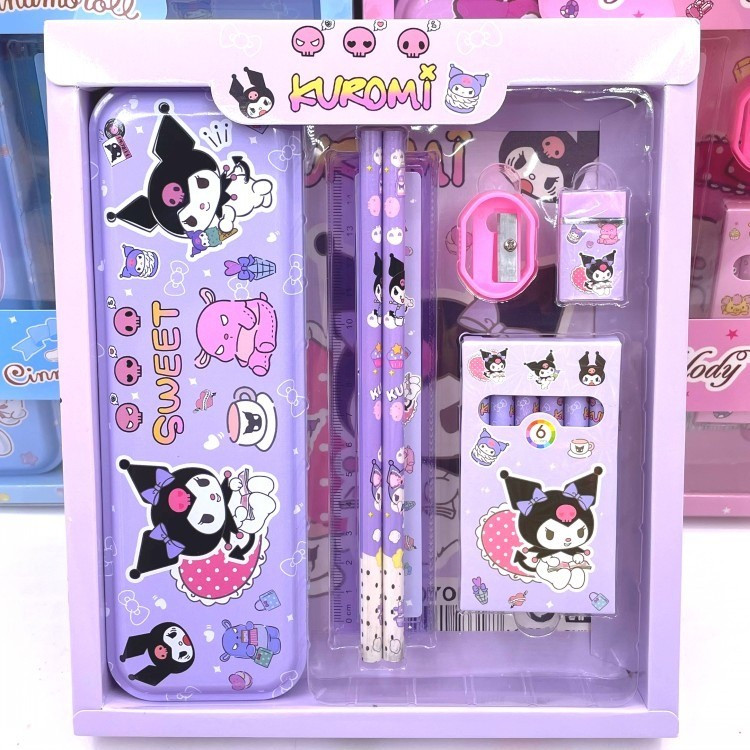 

Alat Tulis Set Karakter / TEMPAT PENSIL 7 in 1 Stationery Set / Kotak Pensil Anak / Kado Anak ATK