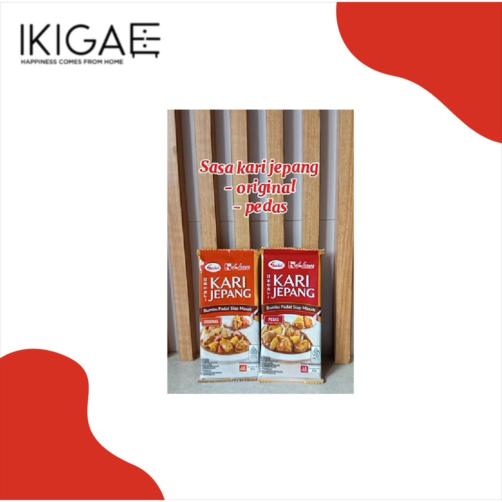 

SASA HOUSE BUMBU PADAT SIAP MASAK KARI JEPANG 80 GR