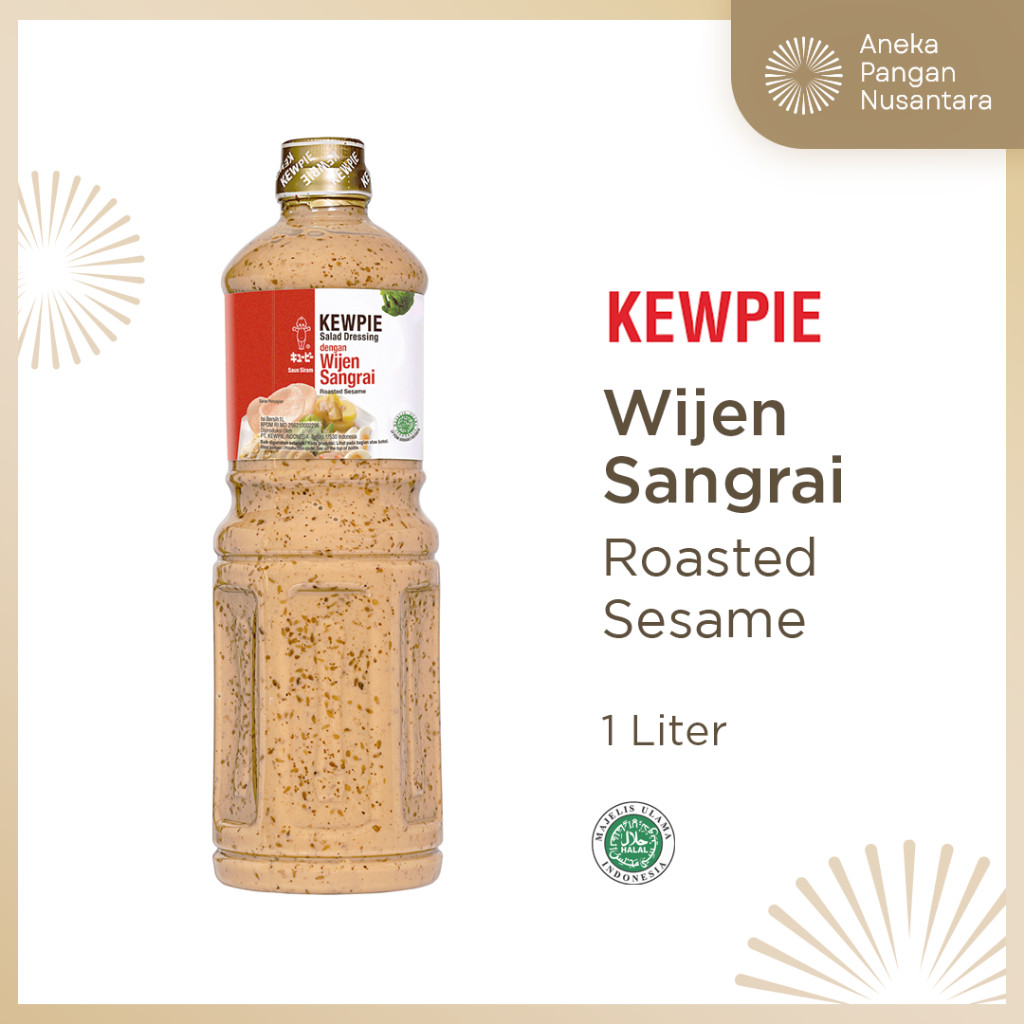 

Kewpie Salad Dressing Roasted Sesame / Wijen Sangrai 1 L