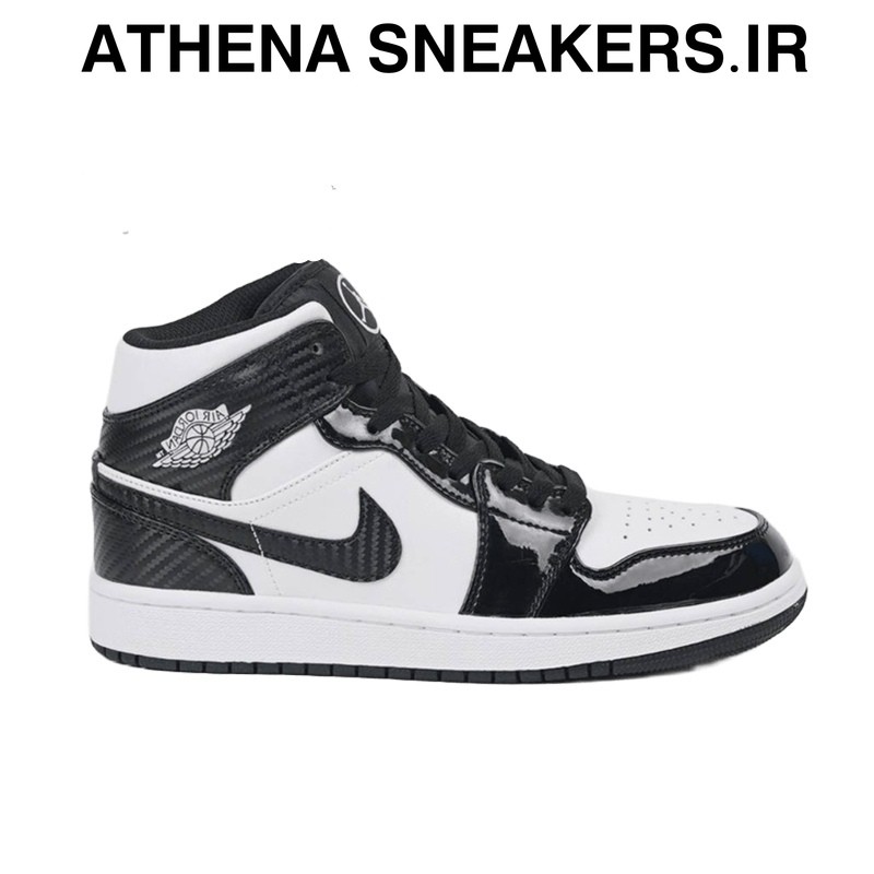 Sepatu Air Jordan AJ 1 Mid All Star Carbon Black White BNIB Original