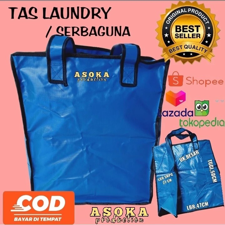 TAS BELANJA//TAS LAUNDRY RAMAH LINGKUNGAN PRODUK LOKAL ( JUMBO, TANGGUNG, KECIL )