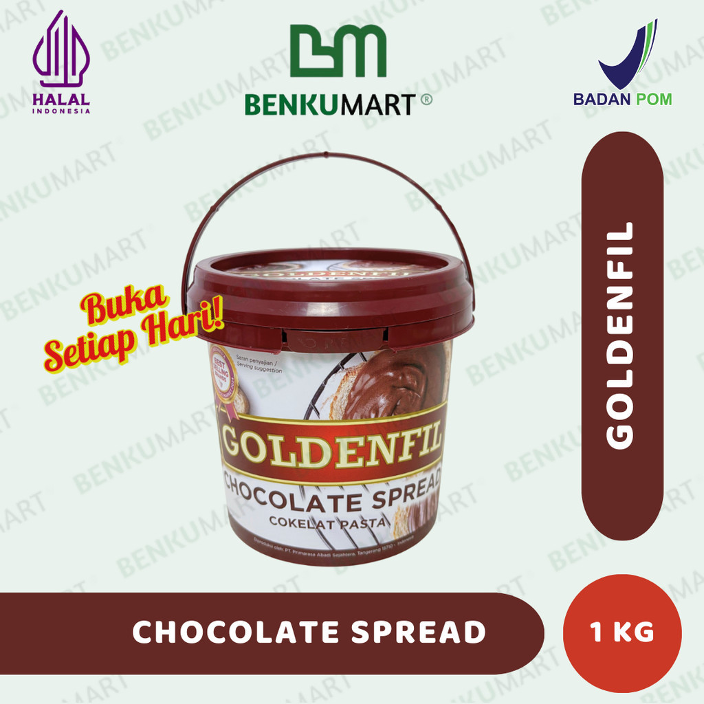 

Goldenfil Chocolate Spread 1 Kg | Selai Coklat Goldenfil