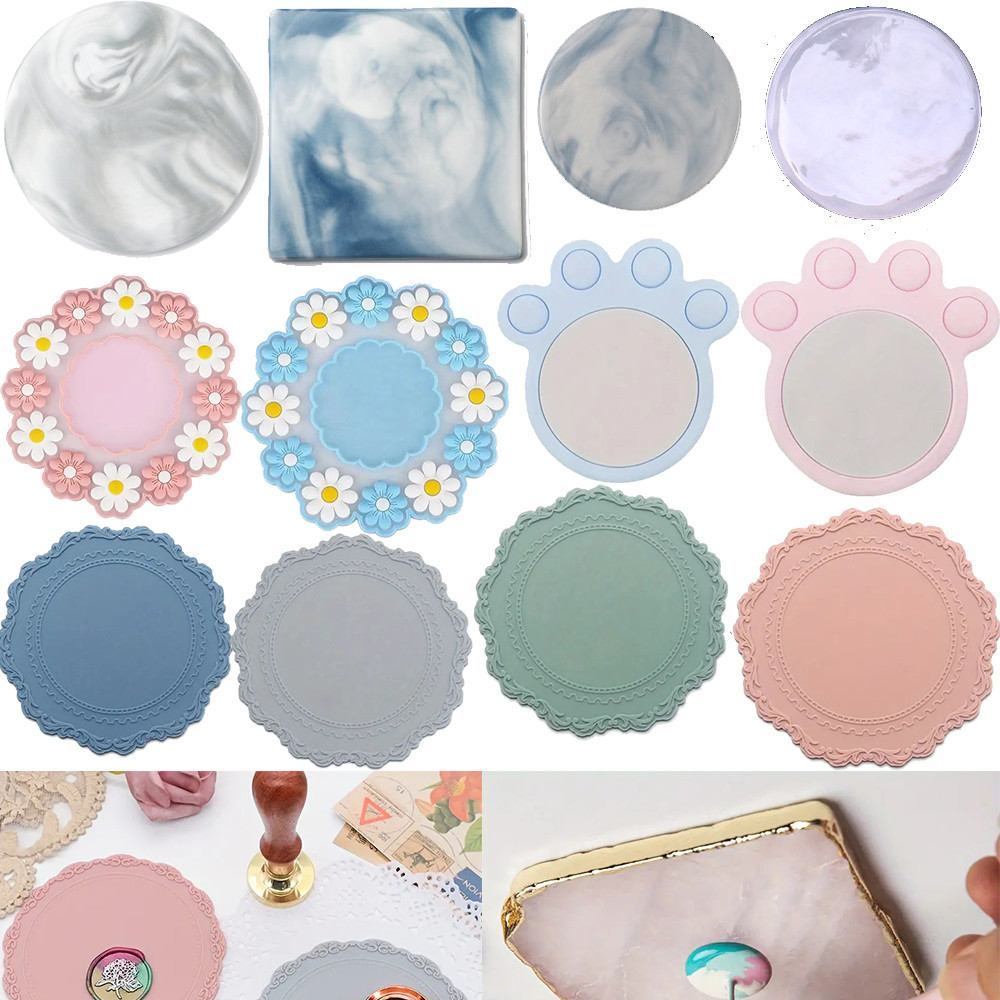 

Silicone/Ceramic Sealing Wax Board Pad Wax Seal Stamps Mold Paint Backing For DIY Wedding Birthday Party Gifts Craft Tool 2024