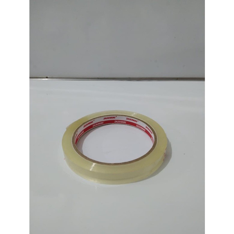 

(acc ptk) Lakban bening 12 x 100 yard / Lakban Selotip Isolasi Bening ATK Tape 12mm 100 Yard 0,5 1/2 Inch 100Yard / Lakban Bening OPP 12mm x 100yard | Isolasi Solasi Kecil | Solatip Mini Transparan Murah Berkualitas