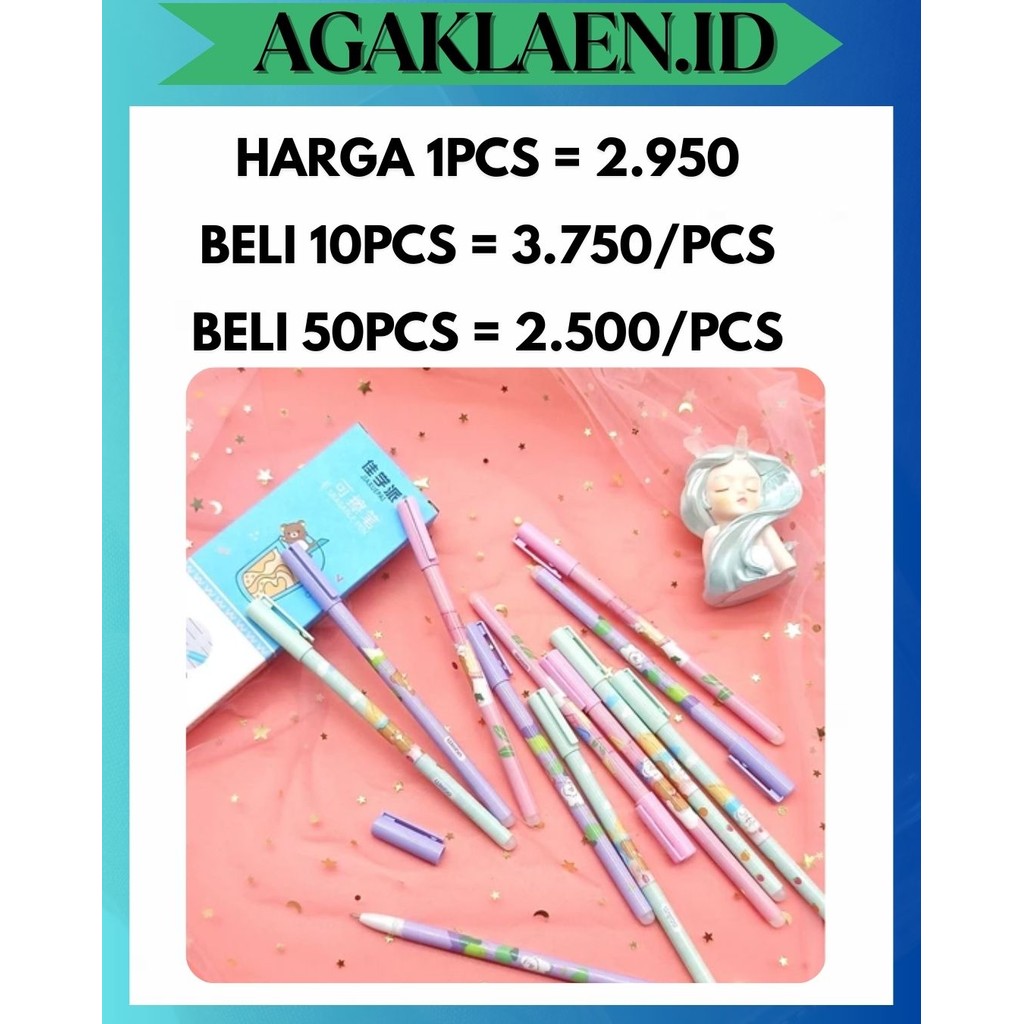 

AL ERASABLE PEN / PENA BISA DIHAPUS / MAGIC PEN / PULPEN BOLPOIN SOUVENIR ANAK