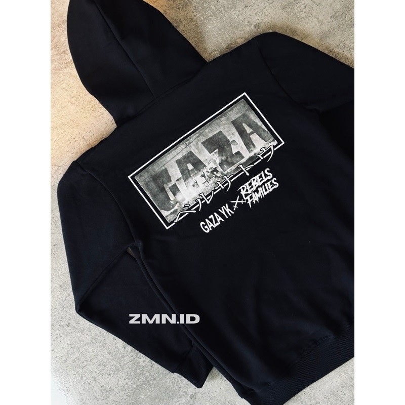 JS38ED HOODIE HRI ZEMEN GAZA JACKETSWEATER JUMPER HOODIE PRIA WANITA ~FREE STICKER