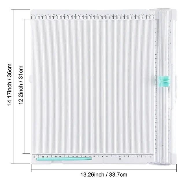 

36x33.7cm Paper Trimmer Scoring Board Craft Paper Cutter Folding Scorer for DIY Scrapbooking Card Making Tool