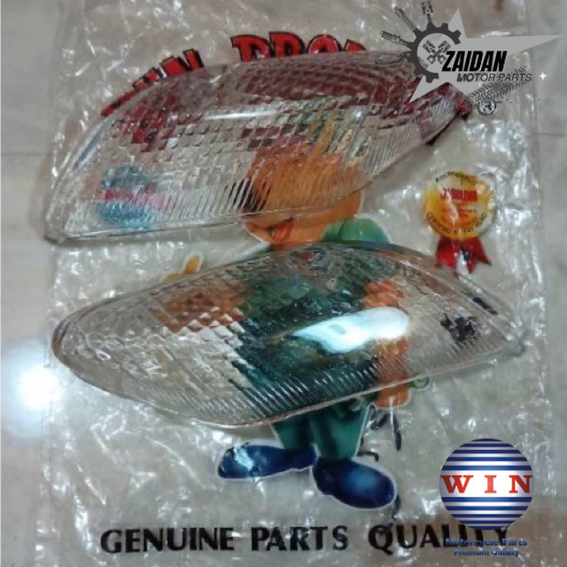 Mika Lampu Sen Depan Putih / Oranye Bening Yamaha F1Z R 2001 2002 2003 2004 2005 WIN | kaca riting s