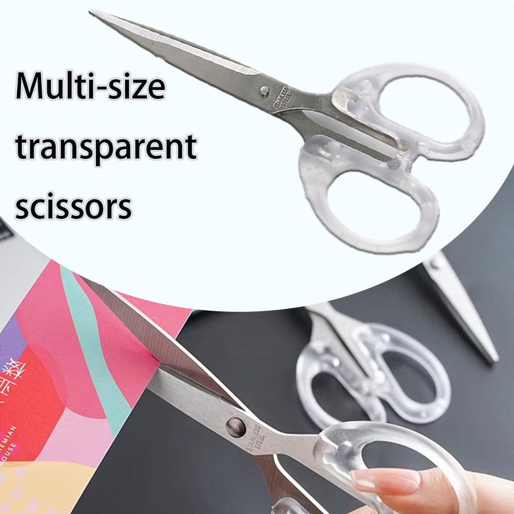 

Gunting Transparan Scissors Scrapbook Use Aesthetic Gagang Bening Estetik Pemotong Gunting Tajam Multifungsi