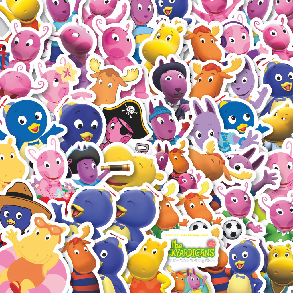 

Stiker Cutting Pack Stiker Kartun Series Bakyardigans Mix 1 Isi 100Pcs Series Aesthetic Lucu Keren Untuk Koper Bahan Vynil