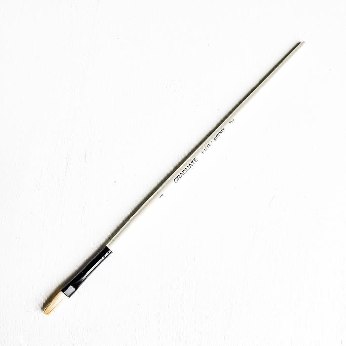 

Kuas Daler Rowney Graduate Bristle Paint Brush Long Handle - 6 Bright