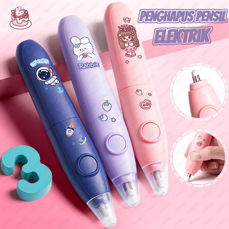 

Penghapus Pensil Otomatis/Penghapus Pensil Elektrik/Penghapus Getar/Penghapus Listrik/Penghapus Pensil Otomatis/Electric Pencil Eraser Penghapus Pensil Elektrik