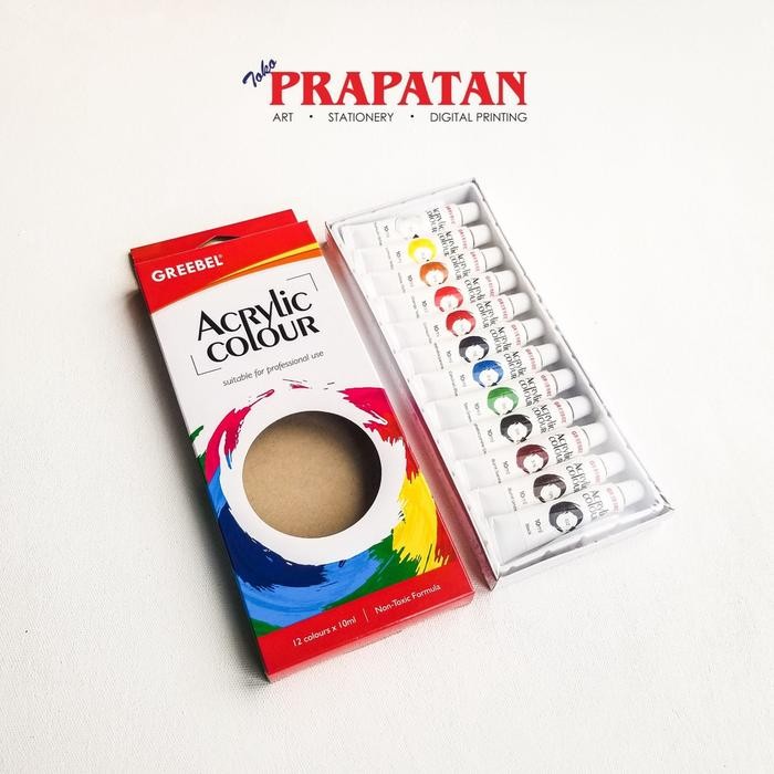 

Greebel Acrylic Colour 12/18/24x10ml / Cat Akrilik Greebel - 24x10ml