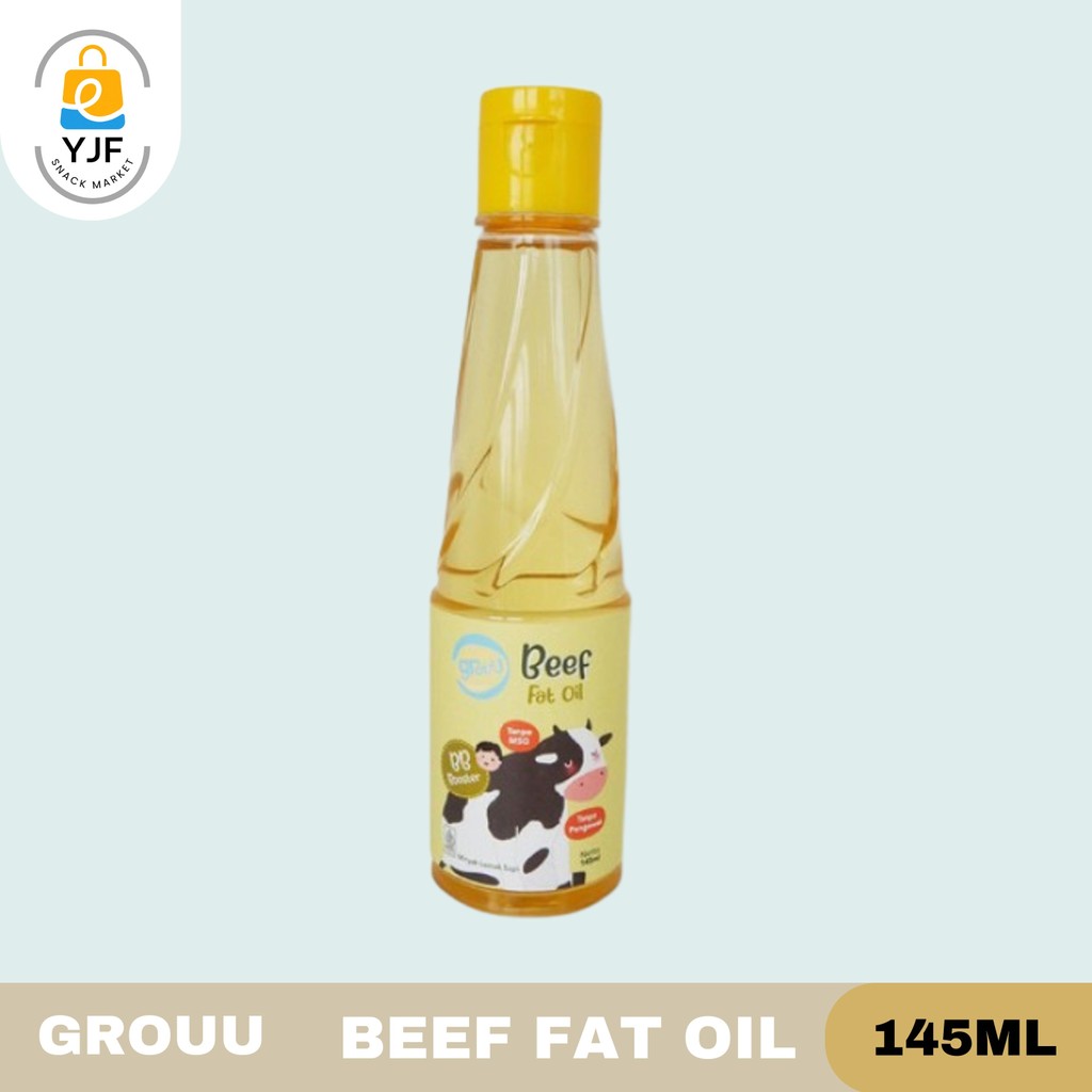 

Grouu Beef Fat Oil 145ml / Minyak Lemak Daging Sapi / Minyak Lemak MPASI