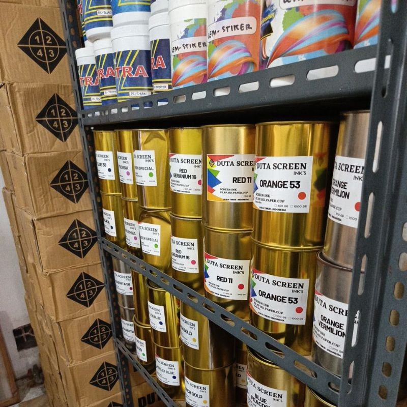 

Duta screen tinta polymate | tinta plastik 1kg