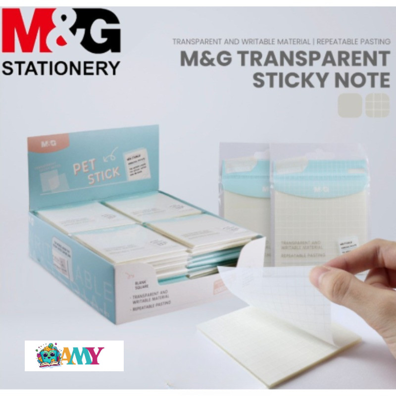 

( 1 PCS 50 SHEETS) M&G STICKY NOTE WHITE AS33O125 YD-987 AMY STASIONARY
