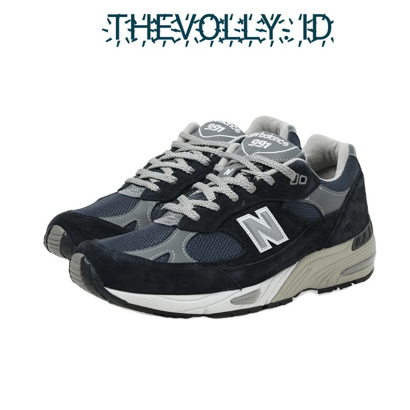 Sepatu NB New Balance 991 Navy White BNIB Original / Sneakers Pria
