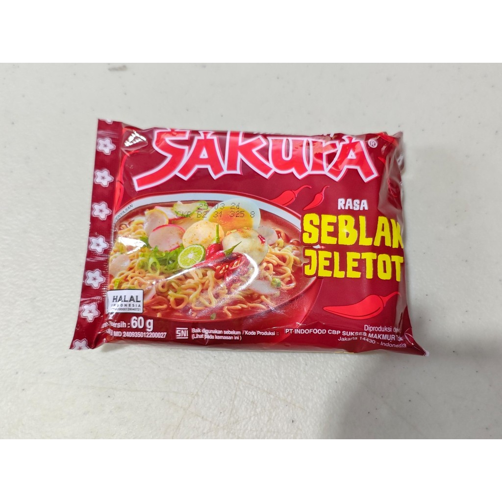 

Mie Sakura Seblak Jeletot 60 gr BUNDLE ( ISI 5 PCS )