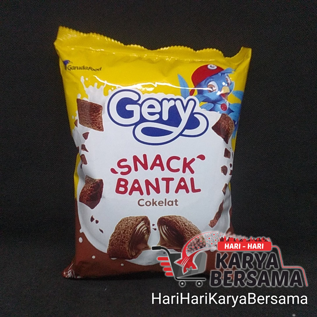 

MAKANAN RINGAN GERY SNACK BANTAL RASA COKELAT 75GR