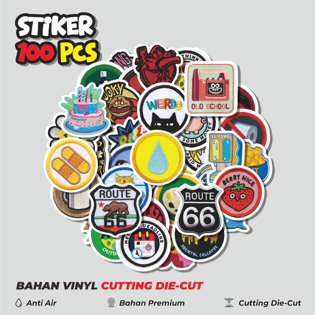 

Terbaru! 50 pcs Stiker Patch V11 Dekorasi Lucu Kreatif untuk Notebook, Skateboard, HP