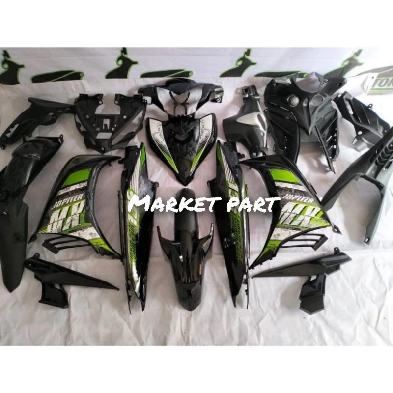 FULL BODY KASAR HALUS YAMAHA JUPITER MX NEW 135 HITAM HIJAU