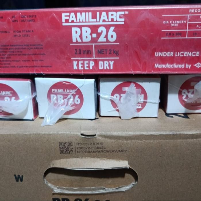 Kawat Las KOBELCO RB 26 2.6MM (5 KG)/ RB26  2.6 MM